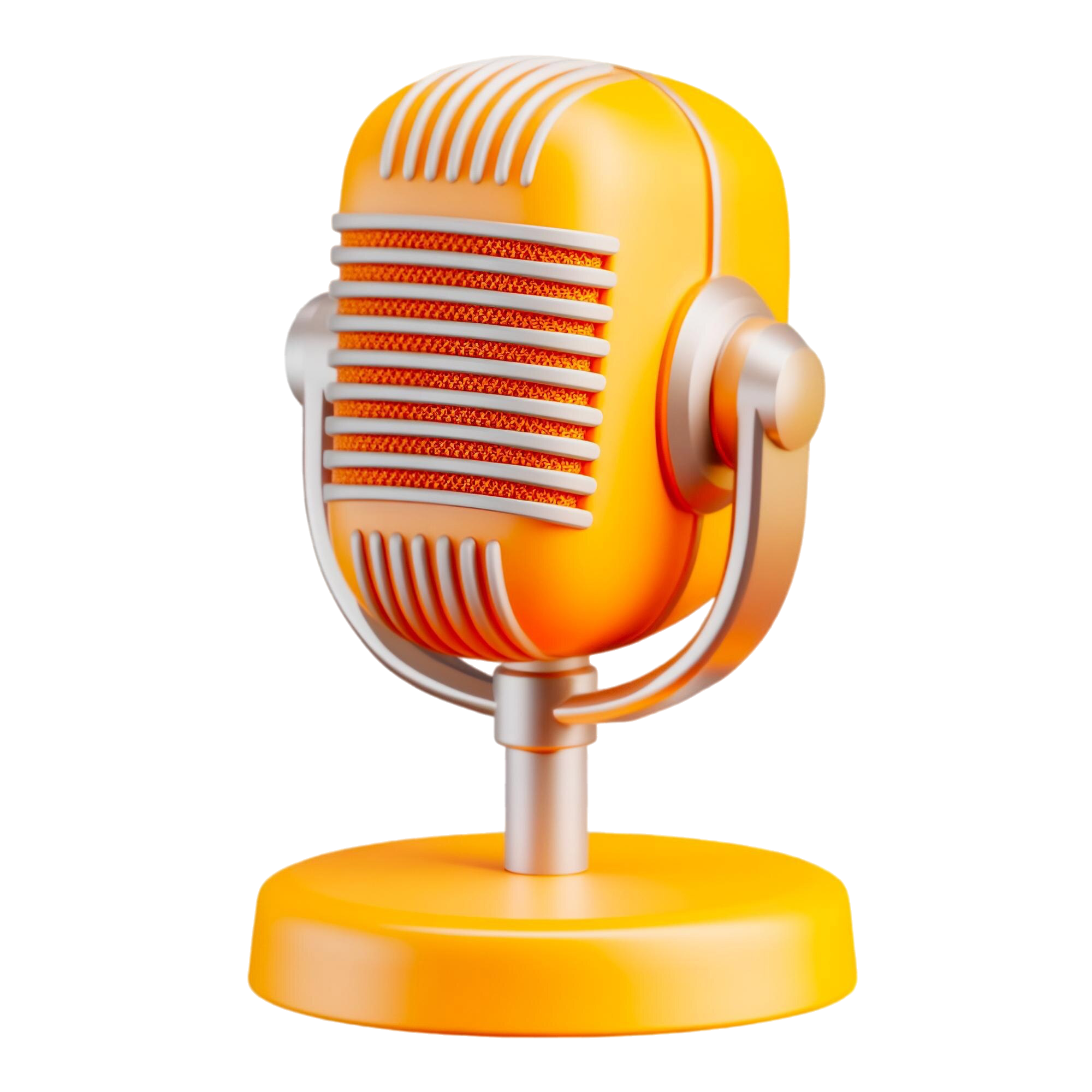 vibrant-orange-retro-microphone-ready-record-sweet-melodies